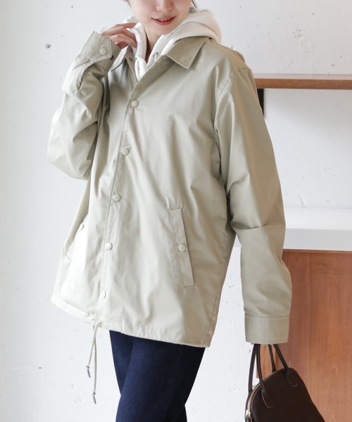 United Athle(ユナイテッドアスレ)の「【United Athle】T/C coach jacket / コーチ ジャケット 裏地付 7448(ブルゾン・メンズ・オリーブ/ブラック/ネイビー/ベージュ・XL/S/L/M)」の11枚目の写真