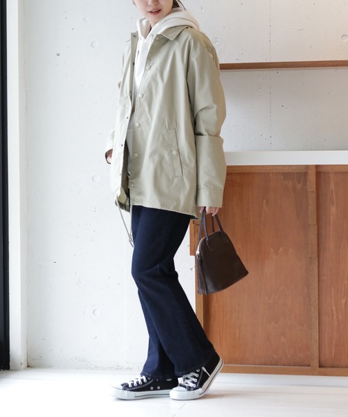 United Athle(ユナイテッドアスレ)の「【United Athle】T/C coach jacket / コーチ ジャケット 裏地付 7448(ブルゾン・メンズ・オリーブ/ブラック/ネイビー/ベージュ・XL/S/L/M)」の12枚目の写真
