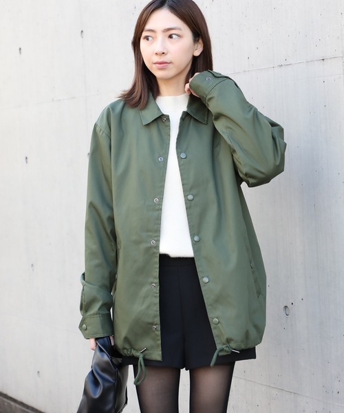 United Athle(ユナイテッドアスレ)の「【United Athle】T/C coach jacket / コーチ ジャケット 裏地付 7448(ブルゾン・メンズ・オリーブ/ブラック/ネイビー/ベージュ・XL/S/L/M)」の6枚目の写真