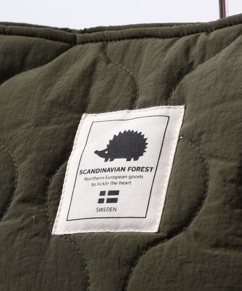 SCANDINAVIAN FOREST(スカンジナビアン・フォレスト)の「SCANDINAVIAN FOREST ウェーブキルトショルダー(ショルダーバッグ・メンズ・カーキ/オフホワイト/ブラック/グリーン系その他/ブラック系/グレー・F)」の13枚目の写真