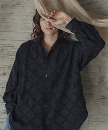 CASPER JOHN | Washed twill crash shirts/ウォッシュドツイルクラッシュシャツ(シャツ/ブラウス)