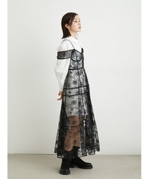 LILY BROWN（リリーブラウン）の「シャツコンビワンピース