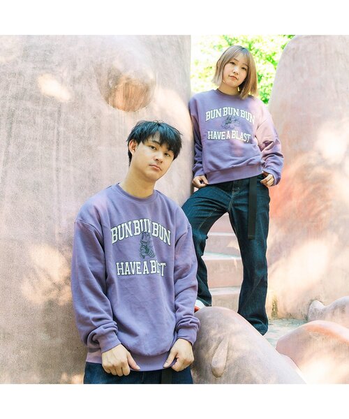 BREEZE（ブリーズ）の「【ファミリーリンク】WEB限定 ゆずみつといっしょトレーナー（ママ）（スウェット・レディース・グリーン/グレー/パープル・MEDIUM/SMALL）」の8枚目の写真