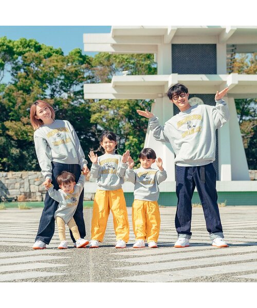 BREEZE（ブリーズ）の「【ファミリーリンク】WEB限定 ゆずみつといっしょトレーナー（ママ）（スウェット・レディース・グリーン/グレー/パープル・MEDIUM/SMALL）」の9枚目の写真