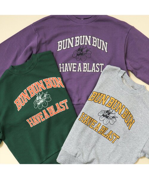 BREEZE（ブリーズ）の「【ファミリーリンク】WEB限定 ゆずみつといっしょトレーナー（ママ）（スウェット・レディース・グリーン/グレー/パープル・MEDIUM/SMALL）」の12枚目の写真