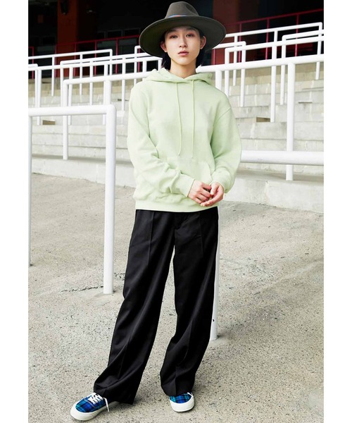 MEDE19F（メデジュウキュウ）の「ＭＥＤＥ１９Ｆ　やわらかコットンスウェットパーカー（パーカー・レディース・ライトピンク/ライトグリーン・LARGE/MEDIUM/X-LARGE/XX-LARGE）」の3枚目の写真