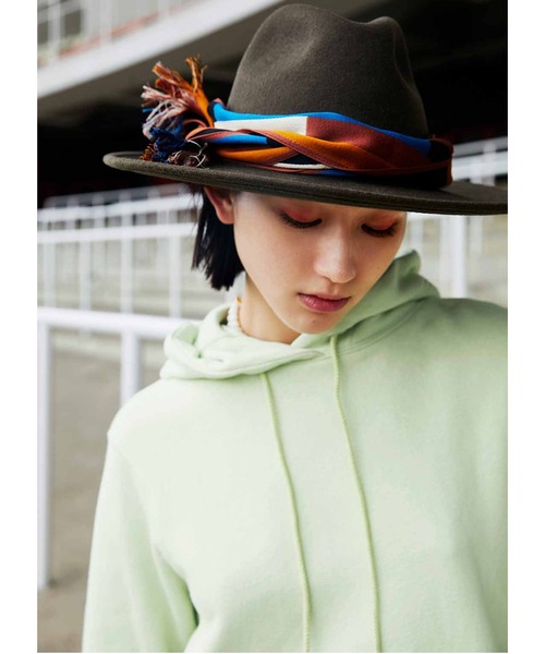 MEDE19F（メデジュウキュウ）の「ＭＥＤＥ１９Ｆ　やわらかコットンスウェットパーカー（パーカー・レディース・ライトピンク/ライトグリーン・LARGE/MEDIUM/X-LARGE/XX-LARGE）」の5枚目の写真