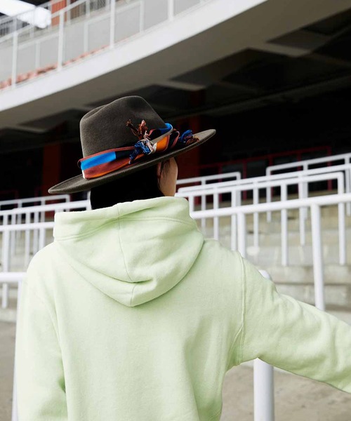 MEDE19F（メデジュウキュウ）の「ＭＥＤＥ１９Ｆ　やわらかコットンスウェットパーカー（パーカー・レディース・ライトピンク/ライトグリーン・LARGE/MEDIUM/X-LARGE/XX-LARGE）」の6枚目の写真