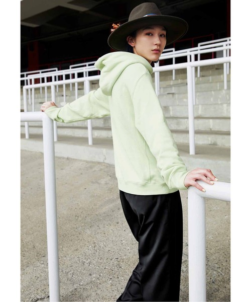 MEDE19F（メデジュウキュウ）の「ＭＥＤＥ１９Ｆ　やわらかコットンスウェットパーカー（パーカー・レディース・ライトピンク/ライトグリーン・LARGE/MEDIUM/X-LARGE/XX-LARGE）」の4枚目の写真