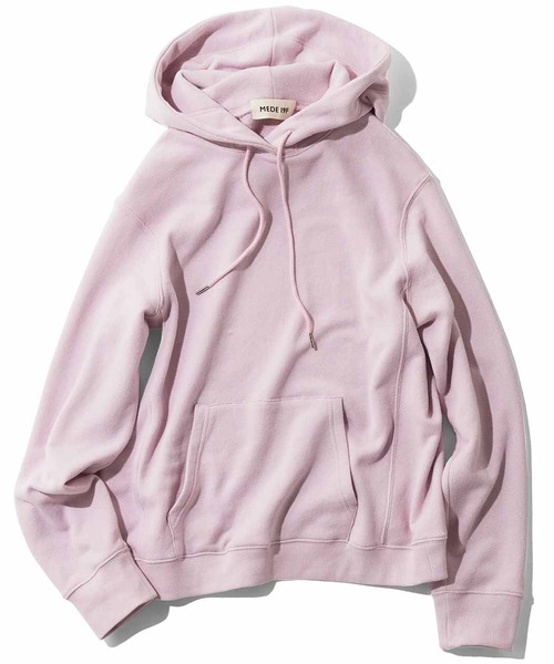 MEDE19F（メデジュウキュウ）の「ＭＥＤＥ１９Ｆ　やわらかコットンスウェットパーカー（パーカー・レディース・ライトピンク/ライトグリーン・LARGE/MEDIUM/X-LARGE/XX-LARGE）」の15枚目の写真