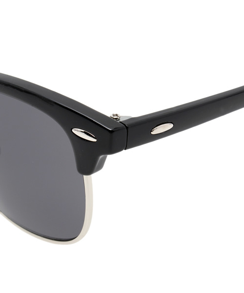 MYE-DO'（マイ・ドゥ）の「ボストン ハーフリム サングラス #CL-4407-01（サングラス・レディース・ブラック・FREE）」の5枚目の写真