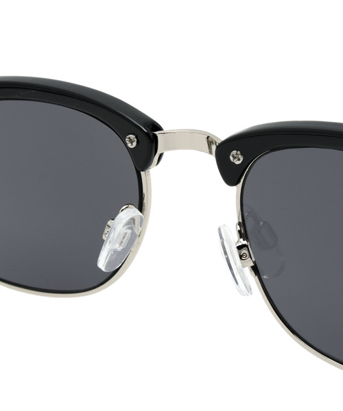 MYE-DO'（マイ・ドゥ）の「ボストン ハーフリム サングラス #CL-4407-01（サングラス・レディース・ブラック・FREE）」の6枚目の写真