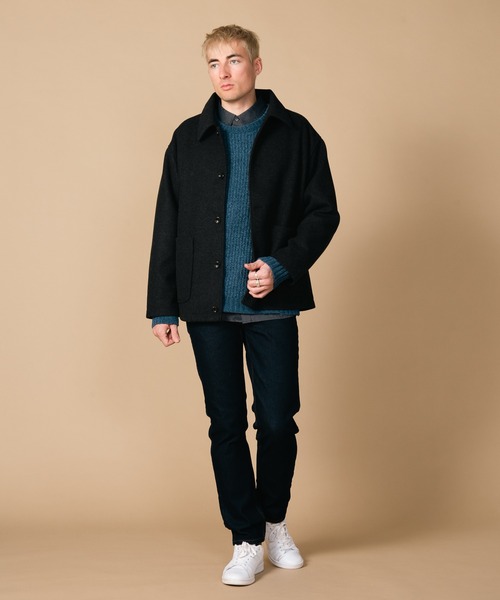 美品【ライトメルトン／オーバーサイズ】ダーマコレクション／カバーオールジャケット 美品【ライトメルトン／オーバーサイズ】ダーマコレクション