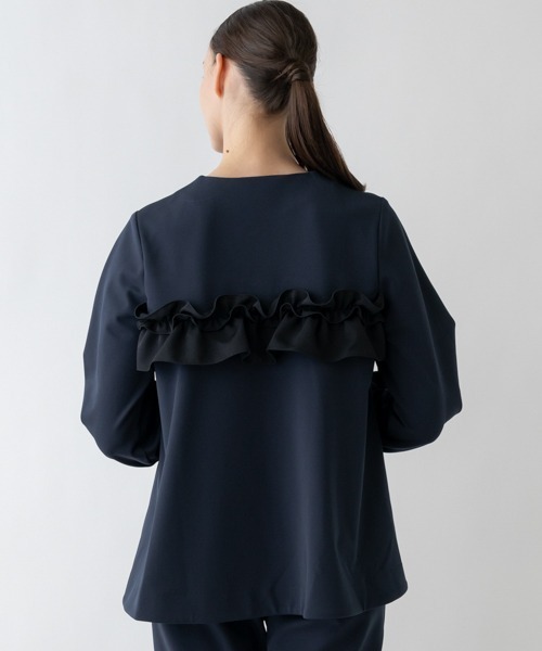 【極美品✨】sono ソーノ WARM STRETCH フリルフルプルオーバー Sono（ソーノ）の「【SONO/ソーノ】【WARM STRETCH】フリルフルプル