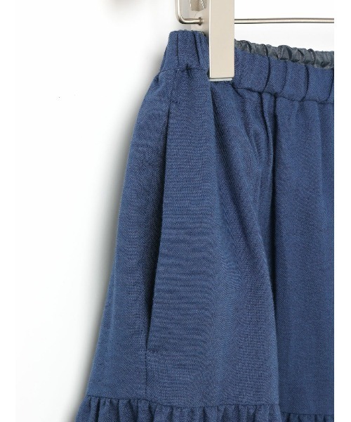 MidiUmi（ミディウミ）の「ティアードスカート（スカート・レディース・ブルー/ブラウン/ブラック・FREE）」の9枚目の写真