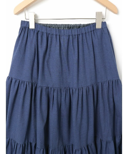 MidiUmi（ミディウミ）の「ティアードスカート（スカート・レディース・ブルー/ブラウン/ブラック・FREE）」の11枚目の写真