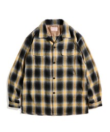 TOWNCRAFT/タウンクラフト OMBRE W-FLAP 50S LOOP COLLAR SHIRTS チェックシャツ 長袖