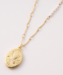 collex | Ljud ﾌﾟﾚｽﾁｪｰﾝ淡水ﾊﾟｰﾙﾈｯｸﾚｽ(ネックレス)