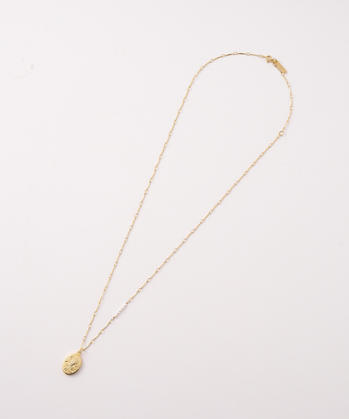 collex（コレックス）の「【Ljud/ユード】プレスチェーン淡水パール コインネックレス（ネックレス・レディース・ゴールド/シルバー・フリー）」の14枚目の写真