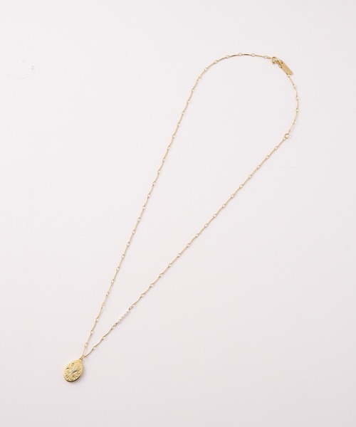 collex（コレックス）の「【Ljud/ユード】プレスチェーン淡水パール コインネックレス（ネックレス・レディース・ゴールド/シルバー・フリー）」の10枚目の写真