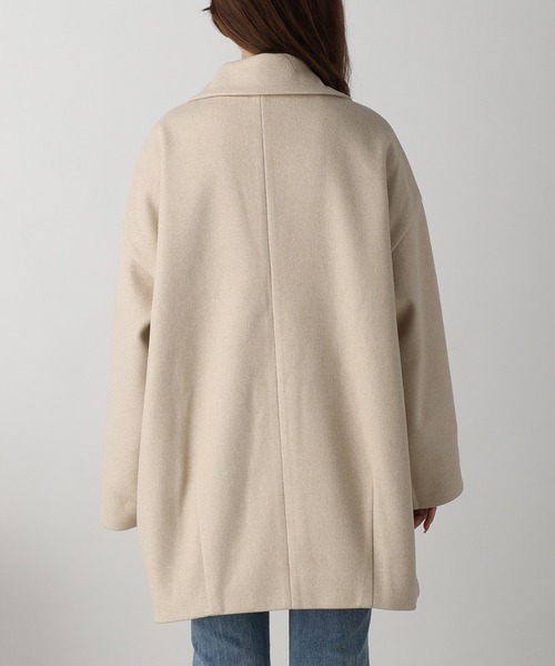 acro(アクロ)の「フェイクウールテーラードコクーンコート/AC3836(その他アウター・レディース・ブラック/アイボリー/ホワイト・フリ-)」の16枚目の写真