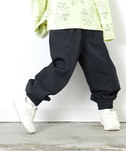 MAKE YOUR DAY（メイクユアデイ）の「ナイロンジョガーパンツ■80～140cm（その他パンツ・キッズ・ブルー/ブラック/ベージュ・140/100/130/120/80/110/90）」の2枚目の写真