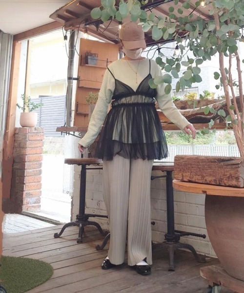 PARKS TOKYO SELECT(パークストウキョウセレクト)の「金属アレルギー対応 サージカルステンレス/316L スライド式Y字チェーン ループタイネックレス(ネックレス・レディース・シルバー/ゴールド・FREE)」の10枚目の写真