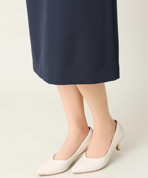 a.v.v（アーヴェヴェ）の「【洗える/イージーケア】ダブルクロスIラインワンピース（ワンピース・レディース・ライトグレー/ネイビー・36/38/40）」の8枚目の写真