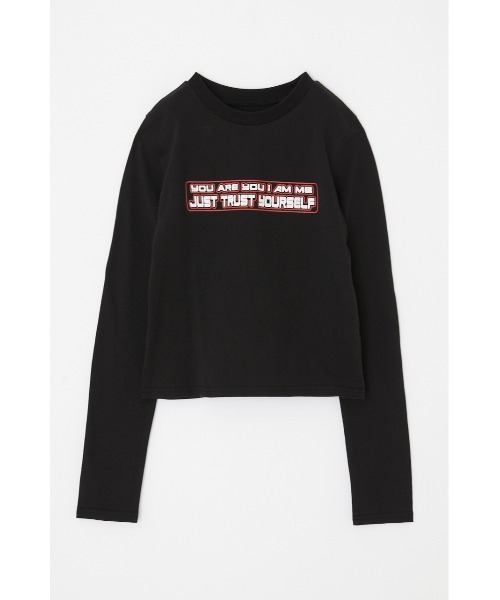 LAGUA GEM（ラグアジェム）の「NEON プリントロングTシャツ（Tシャツ/カットソー・レディース・ブラック/ホワイト/ブルー・FREE）」の13枚目の写真