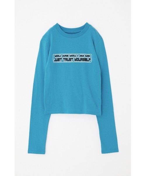 LAGUA GEM（ラグアジェム）の「NEON プリントロングTシャツ（Tシャツ/カットソー・レディース・ブラック/ホワイト/ブルー・FREE）」の17枚目の写真