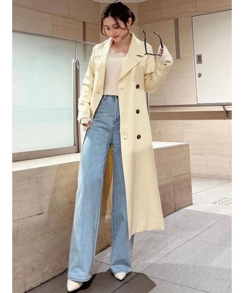 【セール】カラーシンプルトレンチコート（トレンチコート）｜RESEXXY（リゼクシー）