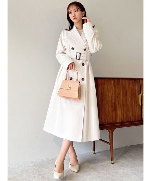 【セール】カラーシンプルトレンチコート（トレンチコート）｜RESEXXY（リゼクシー）