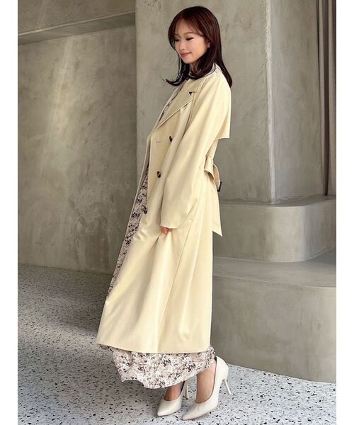 【セール】カラーシンプルトレンチコート（トレンチコート）｜RESEXXY（リゼクシー）
