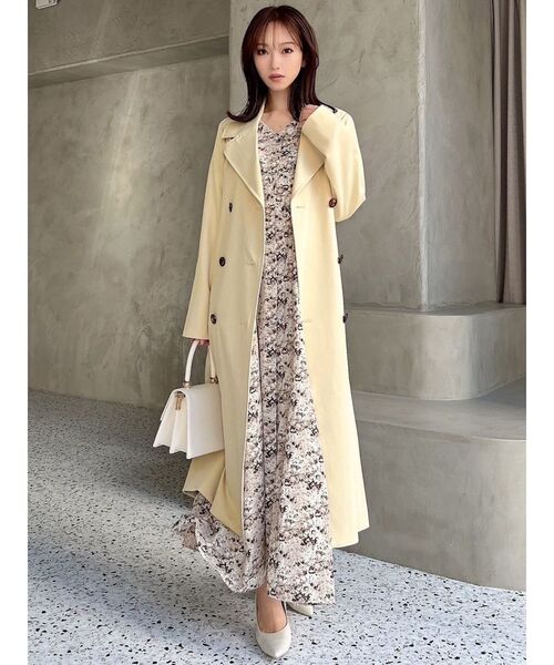 【セール】カラーシンプルトレンチコート（トレンチコート）｜RESEXXY（リゼクシー）