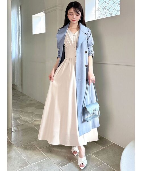 【セール】カラーシンプルトレンチコート（トレンチコート）｜RESEXXY（リゼクシー）