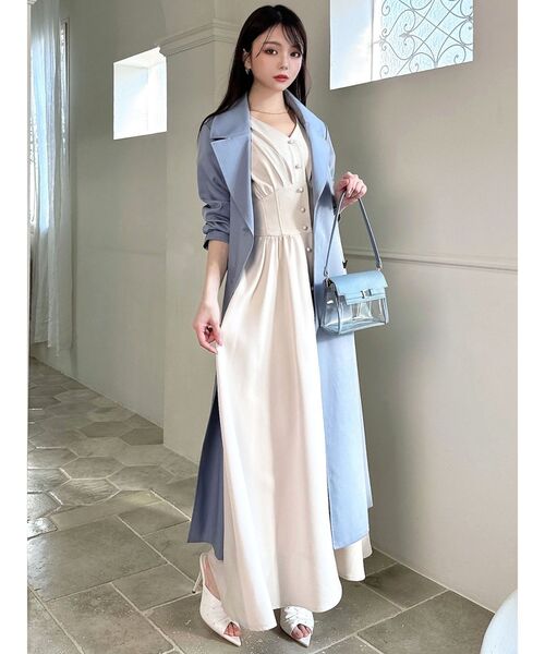 【セール】カラーシンプルトレンチコート（トレンチコート）｜RESEXXY（リゼクシー）