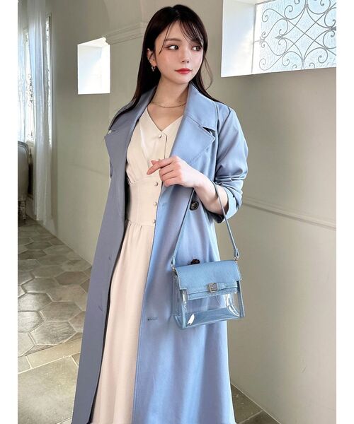 【セール】カラーシンプルトレンチコート（トレンチコート）｜RESEXXY（リゼクシー）