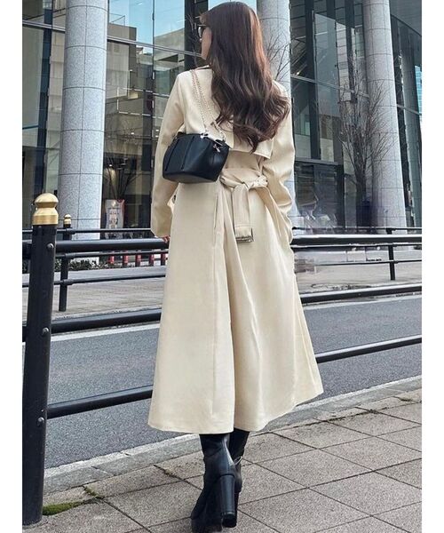 【セール】カラーシンプルトレンチコート（トレンチコート）｜RESEXXY（リゼクシー）