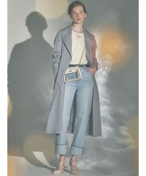 【セール】カラーシンプルトレンチコート（トレンチコート）｜RESEXXY（リゼクシー）