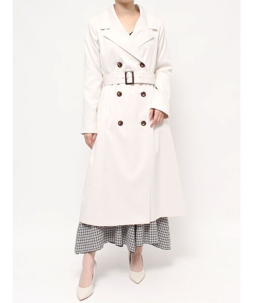 【セール】カラーシンプルトレンチコート（トレンチコート）｜RESEXXY（リゼクシー）