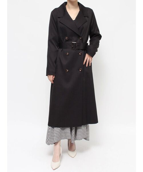 【セール】カラーシンプルトレンチコート（トレンチコート）｜RESEXXY（リゼクシー）