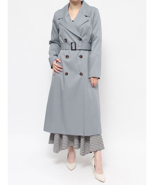 【セール】カラーシンプルトレンチコート（トレンチコート）｜RESEXXY（リゼクシー）