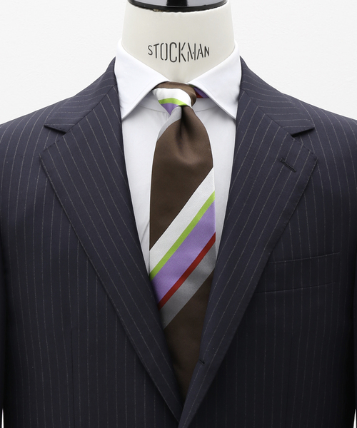 【新品】フランコバッシFRANCO BASSIネクタイ FRANCO BASSI / フランコ バッシ】STRIPE TIE（ネクタイ）｜FRANCO