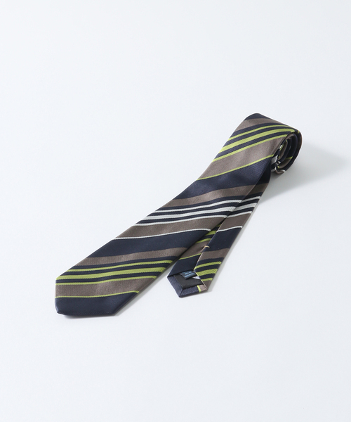 FRANCO BASSI（フランコバッシ）の「【FRANCO BASSI / フランコ バッシ】STRIPE TIE（ネクタイ・メンズ・ウッド/パープル/ブラウン系その他/ダークブルー/ボルドー/ブラウン/ネイビー/イエロー/ホワイト系その他・FREE）」の15枚目の写真