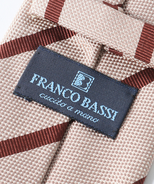 FRANCO BASSI（フランコバッシ）の「【FRANCO BASSI / フランコ バッシ】STRIPE TIE（ネクタイ・メンズ・ウッド/パープル/ブラウン系その他/ダークブルー/ボルドー/ブラウン/ネイビー/イエロー/ホワイト系その他・FREE）」の19枚目の写真