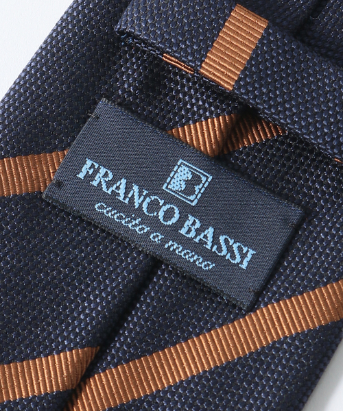 FRANCO BASSI（フランコバッシ）の「【FRANCO BASSI / フランコ バッシ】STRIPE TIE（ネクタイ・メンズ・ウッド/パープル/ブラウン系その他/ダークブルー/ボルドー/ブラウン/ネイビー/イエロー/ホワイト系その他・FREE）」の20枚目の写真