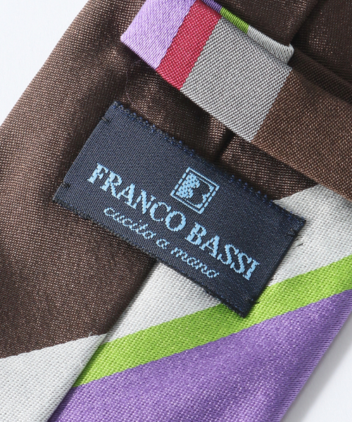 FRANCO BASSI / フランコ バッシ】STRIPE TIE（ネクタイ）｜FRANCO