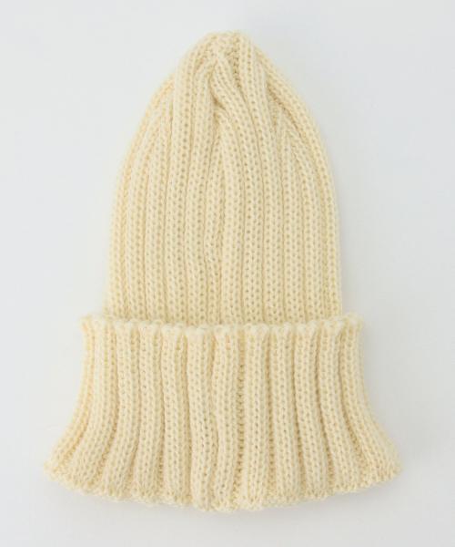BEAMS BOY(ビームスボーイ)の「LEUCHTFEUER / WOOL WATCH CAP(ニットキャップ/ビーニー・レディース・ナチュラル/グレー/ブラック/ネイビー・ONE SIZE)」の12枚目の写真