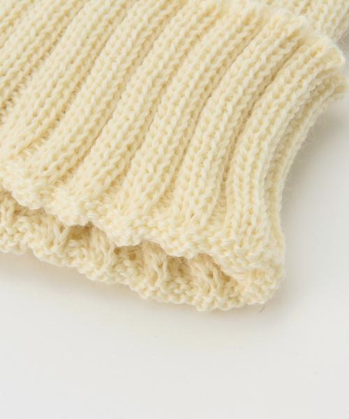 BEAMS BOY(ビームスボーイ)の「LEUCHTFEUER / WOOL WATCH CAP(ニットキャップ/ビーニー・レディース・ナチュラル/グレー/ブラック/ネイビー・ONE SIZE)」の5枚目の写真