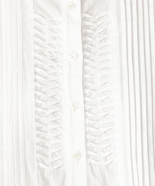 studio CLIP（スタディオクリップ）の「【みんなのリクエストブラウス】柔らか華やぎブラウス（ビジネスシャツ・レディース・オフホワイト/ブルー/ブラック・FREE）」の22枚目の写真